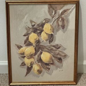 Threshold Lemon Still Life Framed Art Print